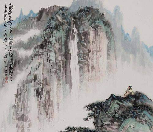 The Waterfall at Lu Shan by Li Bai (Li Po)